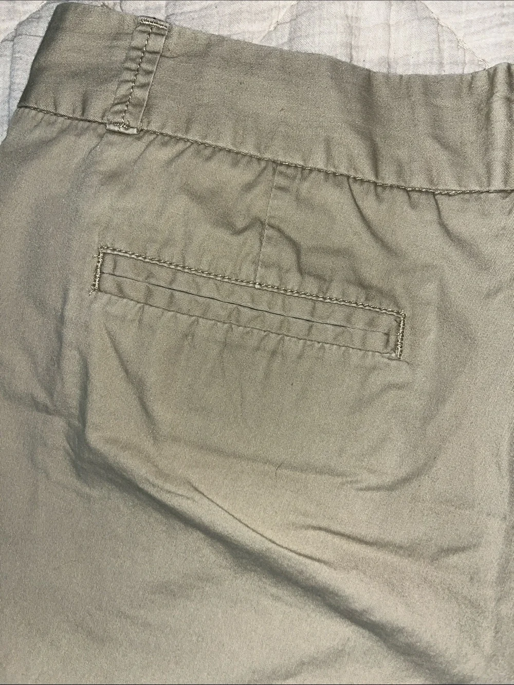 J. Crew Khaki Cotton Chino Bermudas